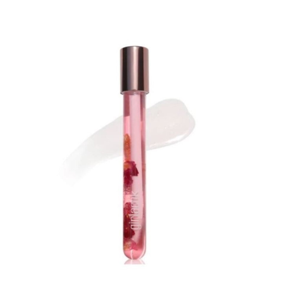 GIRLACTIK Rose Oil Clear Petal Gloss Lip Gloss ~ Rose Pink ~ 5gm/.176 floz